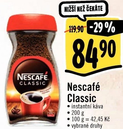 Instantní káva Nescafé Classic
