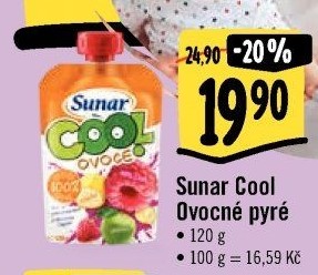 Kapsička do ručičky Ovocné pyré Cool Sunar