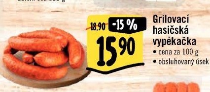 Klobása hasičská vypékačka