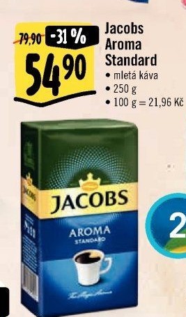 Mletá káva Jacobs Aroma Standard