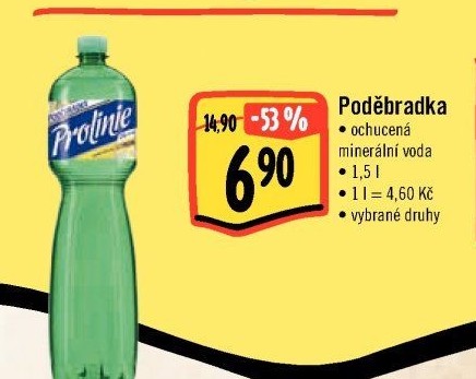 Ochucená voda Poděbradka