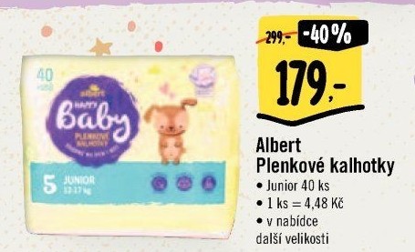 Pleny dětské Albert Pants
