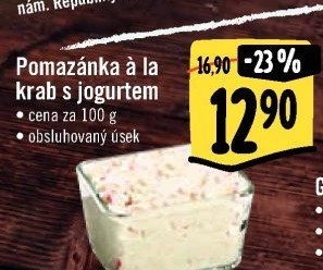 Pomazánka a la krab s jogurtem