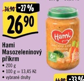 Příkrm masozeleninový Hami