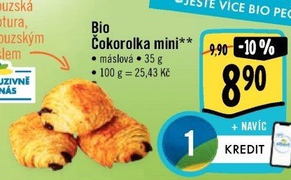 Rolka čokoládová bio