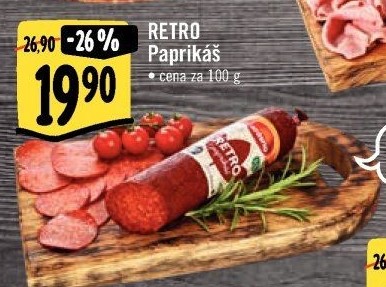 Salám Paprikáš Albert Retro
