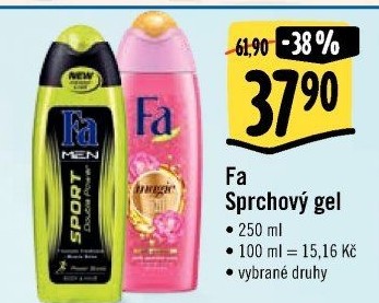 Sprchový gel Fa