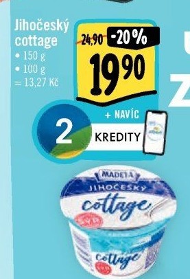 Sýr Cottage Jihočeský Madeta