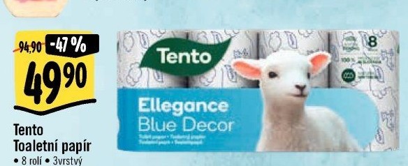 Toaletní papír 3vrstvý Tento