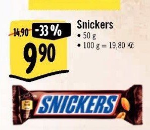 Tyčinka Snickers