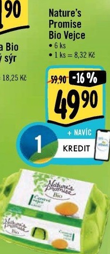 Vejce bio Nature'