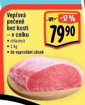 Vepřová pečeně bez kosti