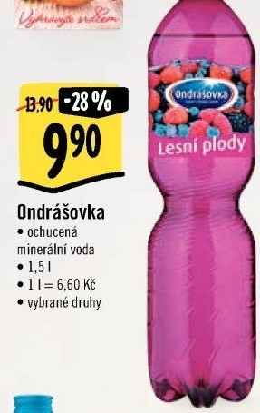 Voda ochucená Ondrášovka