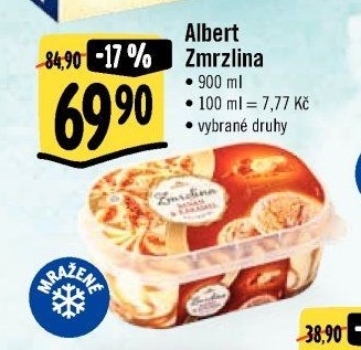 Zmrzlina ve vaničce Albert