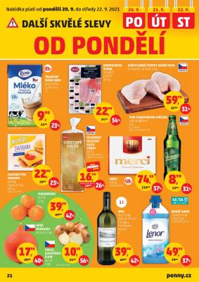 akční leták Penny Market 16.9.2021-22.9.2021