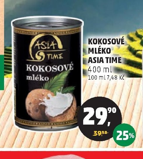 Kokosové mléko Asia Time 400 ml
