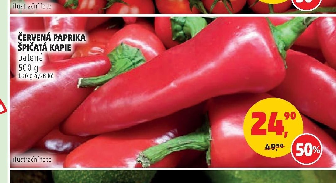 ČERVENÁ PAPRIKA ŠPIČATÁ KAPIE