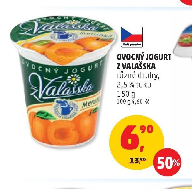 Ovocný jogurt z Valašska