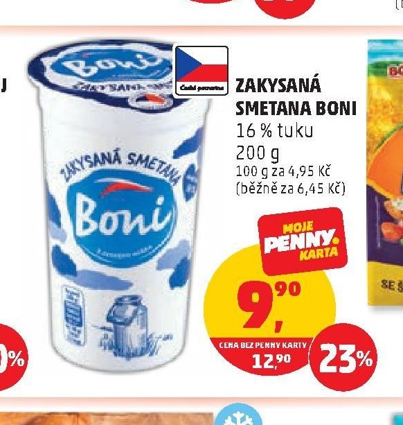 Zakysaná smetana Boni