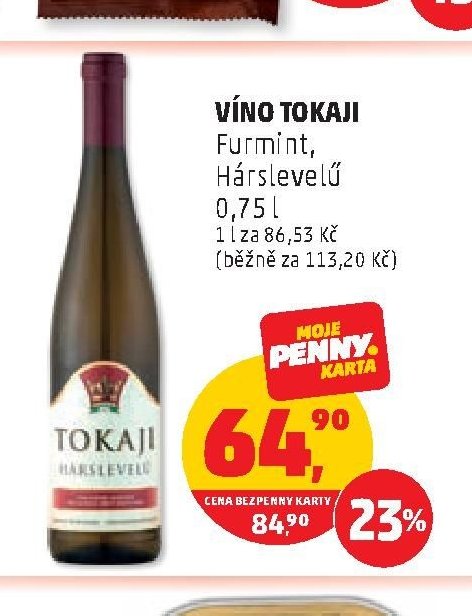 VÍNO TOKAJI Furmint, Hárslevelű