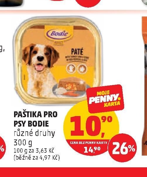 PAŠTIKA PRO PSY BODIE