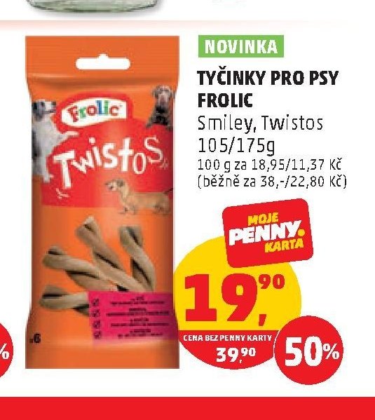 TYČINKY PRO PSY FROLIC