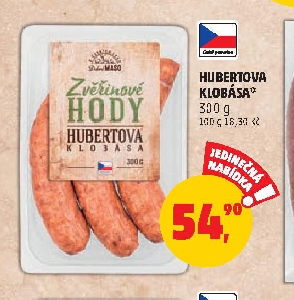 HUBERTOVA KLOBÁSA*