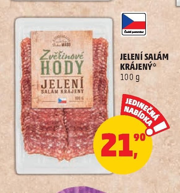 JELENÍ SALÁM KRÁJENÝ*