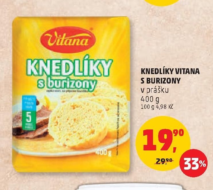 KNEDLÍKY VITANA S BURIZONY