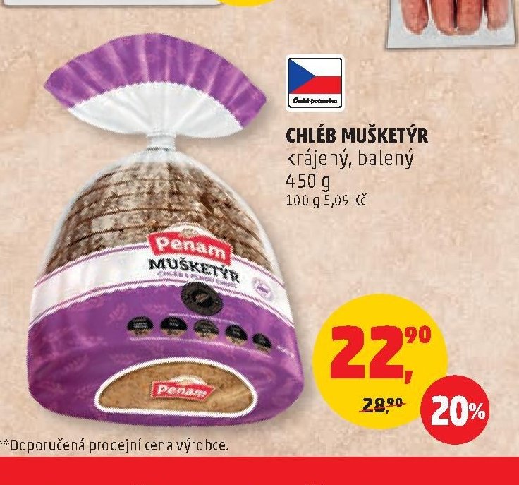CHLÉB MUŠKETÝR