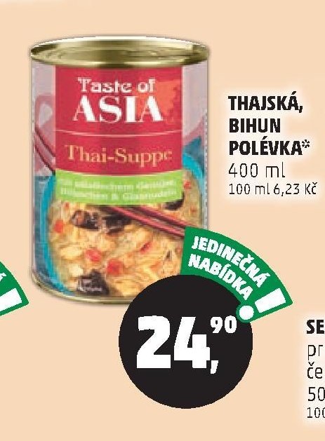THAJSKÁ BIHUN POLÉVKA