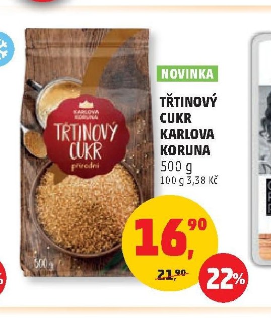 Třtinový cukr Karlova Koruna