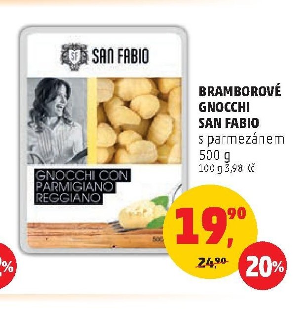 Bramborové gnocchi San Fabio