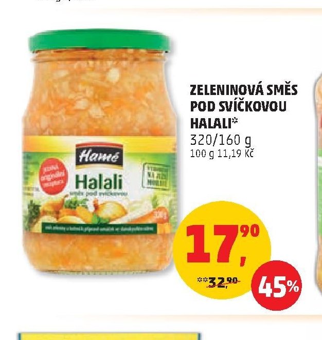 Zeleninová směs pod svíčkovou Halali