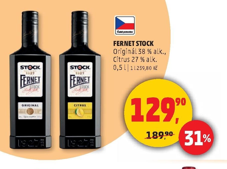 Fernet Stock Originál/Citrus