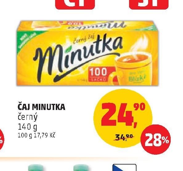 Čaj Minutka černý 140 g