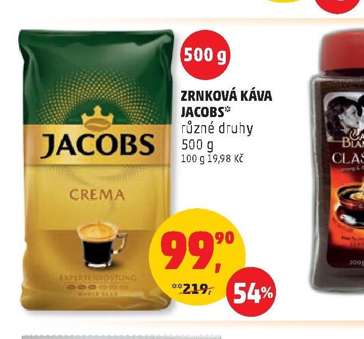 Zrnková káva Jacobs 500 g