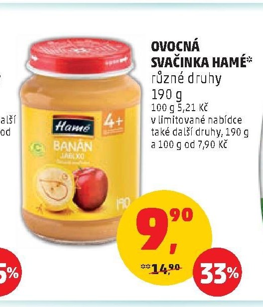 OVOCNÁ SVAČINKA HAMÉ