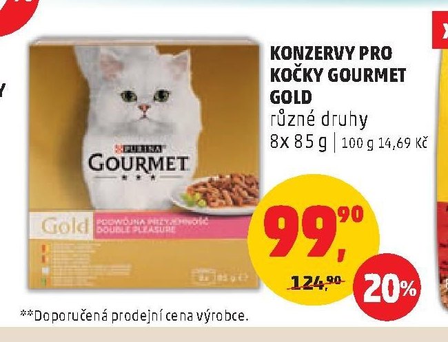 KONZERVY PRO KOČKY GOURMET GOLD