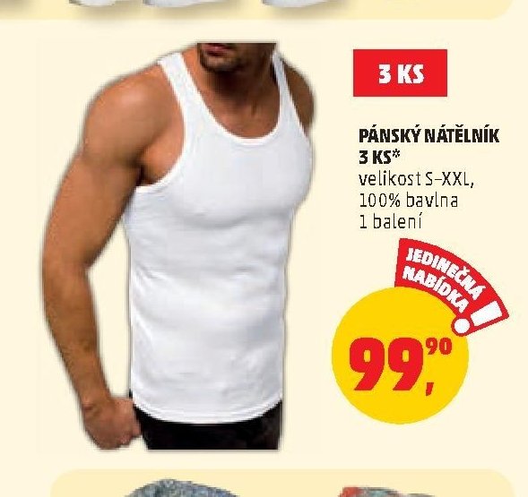 Pánský nátělník 3 ks*