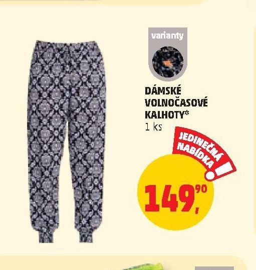 Dámské volnočasové kalhoty*
