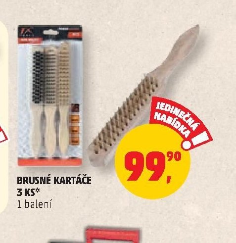 BRUSNÉ KARTÁČE 3 KS