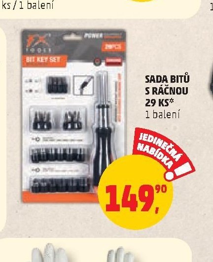 SADA BITŮ S RÁČNOU 29 KS