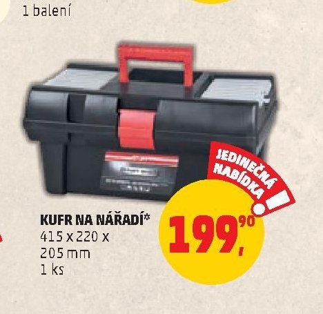 KUFR NA NÁŘADÍ 415 x 220 x 205 mm