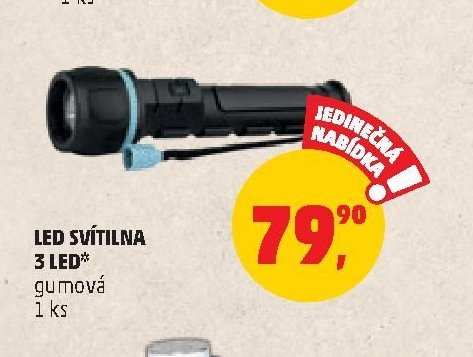 LED SVÍTILNA 3 LED