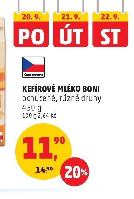 KEFÍROVÉ MLÉKO BONI