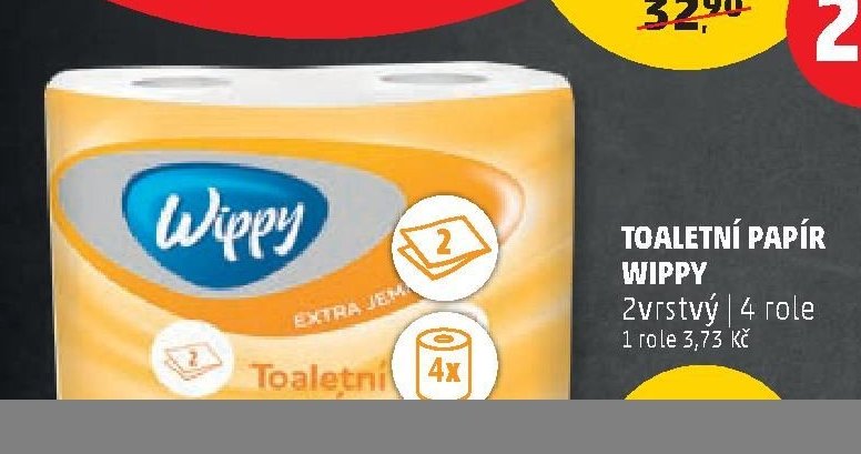 TOALETNÍ PAPÍR WIPPY