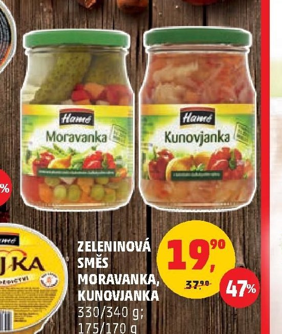 Zeleninová směs Moravanka, Kunovjanka