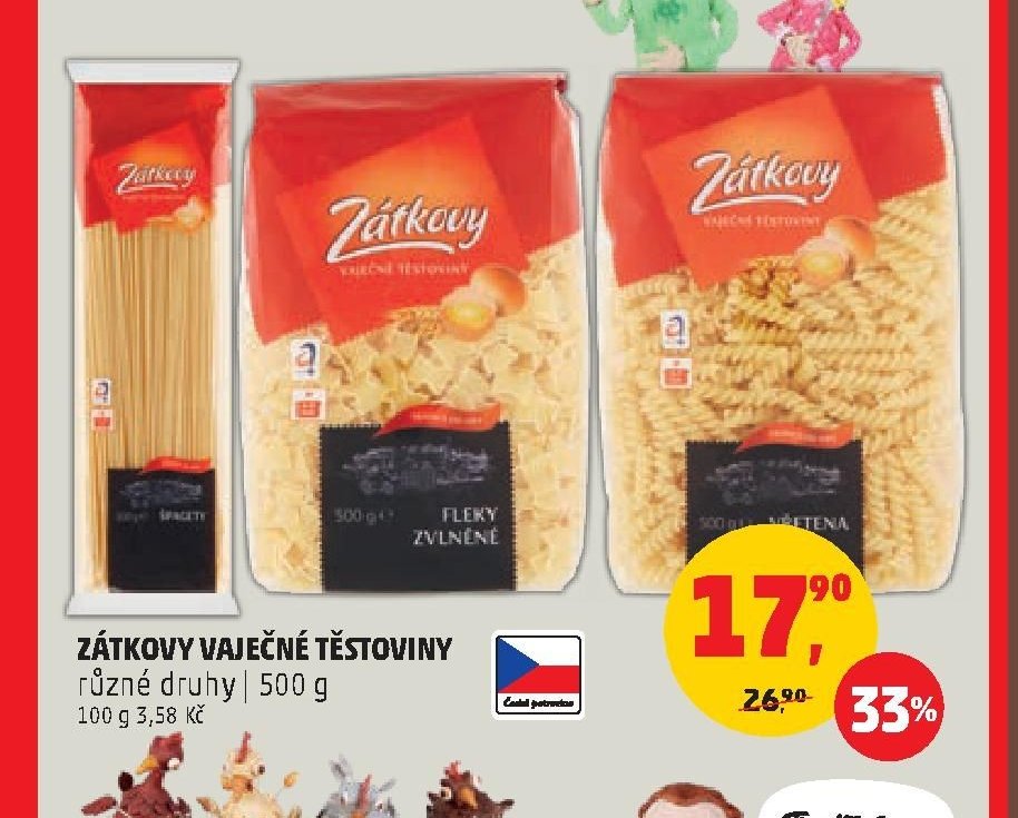 Zátkovy vaječné těstoviny