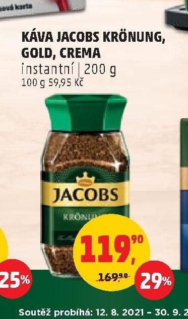 KÁVA JACOBS KRÖNUNG, GOLD, CREMA